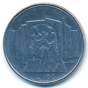 Сан-Марино, 100 лир (1976 г.)