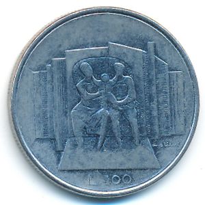 Сан-Марино, 100 лир (1976 г.)