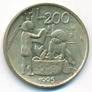 Сан-Марино, 200 лир (1995 г.)