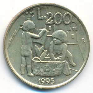 Сан-Марино, 200 лир (1995 г.)
