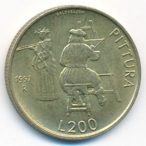 Сан-Марино, 200 лир (1997 г.)