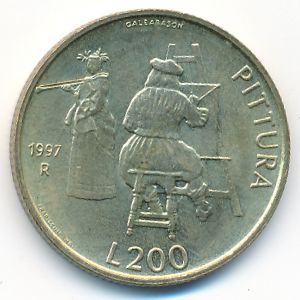 Сан-Марино, 200 лир (1997 г.)