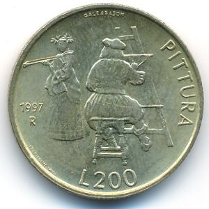 Сан-Марино, 200 лир (1997 г.)