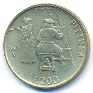 Сан-Марино, 200 лир (1997 г.)