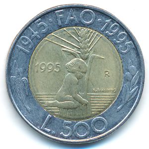 Сан-Марино, 500 лир (1995 г.)