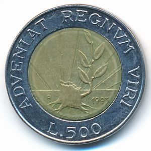 Сан-Марино, 500 лир (1993 г.)