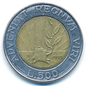 Сан-Марино, 500 лир (1993 г.)