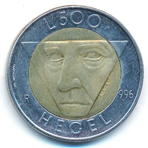 Сан-Марино, 500 лир (1996 г.)