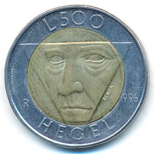 Сан-Марино, 500 лир (1996 г.)