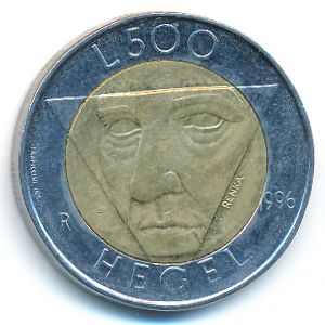 Сан-Марино, 500 лир (1996 г.)