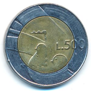 Сан-Марино, 500 лир (1990 г.)