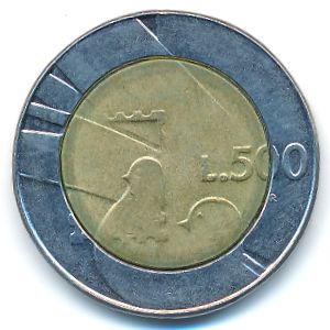 Сан-Марино, 500 лир (1990 г.)