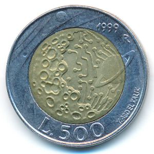 Сан-Марино, 500 лир (1999 г.)