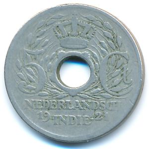 Netherlands East Indies, 5 cents, 1921