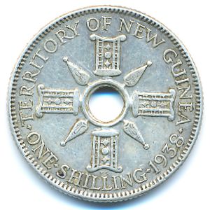 Новая Гвинея, 1 шиллинг (1938 г.)