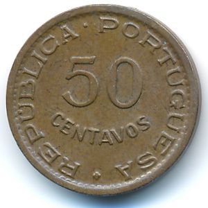 Ангола, 50 сентаво (1957 г.)