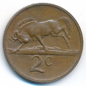 ЮАР, 2 цента (1977 г.)