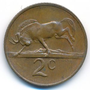 South Africa, 2 cents, 1978