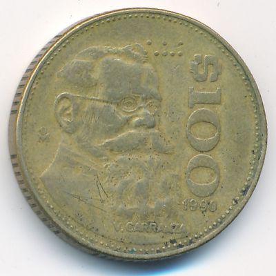 Мексика, 100 песо (1990 г.)