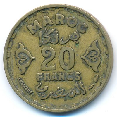 Марокко, 20 франков (1951 г.)