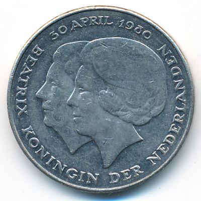 Нидерланды, 2 1/2 гульдена (1980 г.)