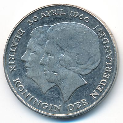 Нидерланды, 2 1/2 гульдена (1980 г.)