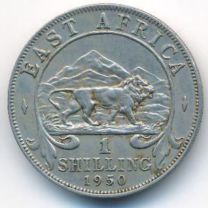 Восточная Африка, 1 шиллинг (1950 г.)