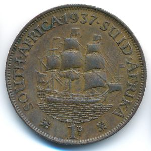 ЮАР, 1 пенни (1937 г.)