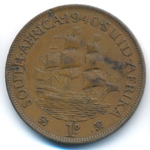ЮАР, 1 пенни (1940 г.)