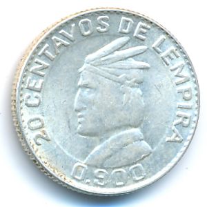 Гондурас, 20 сентаво (1952 г.)