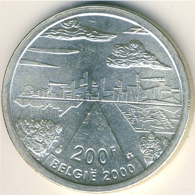 Бельгия, 200 франков (2000 г.)
