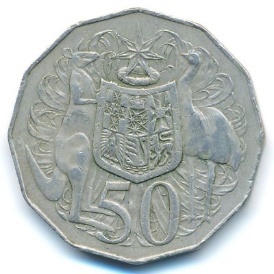 Австралия, 50 центов (1974 г.)