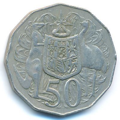 Австралия, 50 центов (1976 г.)