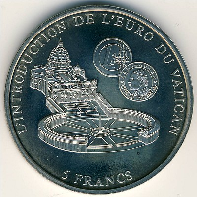 Congo Democratic Repablic, 5 francs, 2002