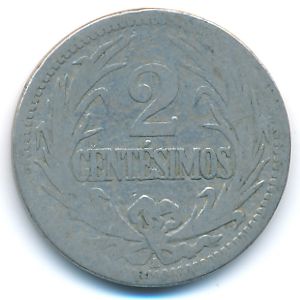 Уругвай, 2 сентесимо (1901 г.)
