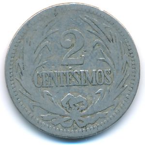 Уругвай, 2 сентесимо (1901 г.)