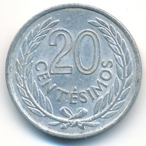 Уругвай, 20 сентесимо (1965 г.)