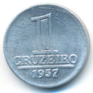 Бразилия, 1 крузейро (1957 г.)