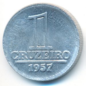 Бразилия, 1 крузейро (1957 г.)