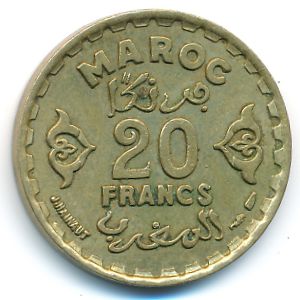 Марокко, 20 франков (1951 г.)