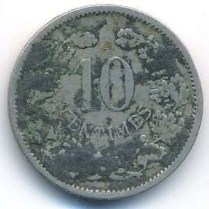 Luxemburg, 10 centimes, 1901