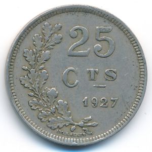 Люксембург, 25 сентим (1927 г.)
