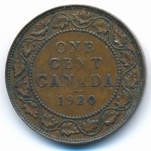 Канада, 1 цент (1920 г.)