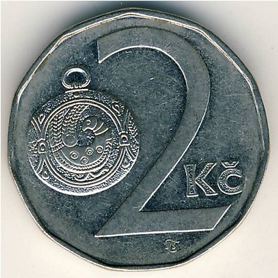 Чехия, 2 кроны (1993 г.)