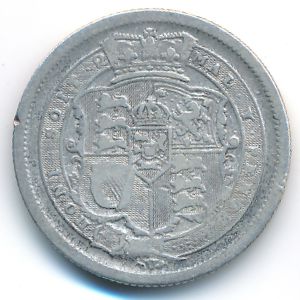 Великобритания, 1 шиллинг (1817 г.)