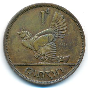 Ирландия, 1 пенни (1942 г.)