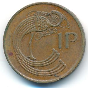 Ireland, 1 penny, 1971