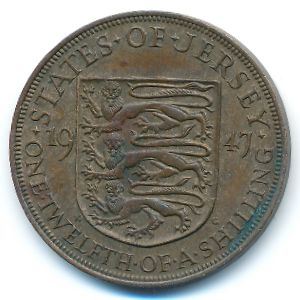 Джерси, 1/12 шиллинга (1947 г.)