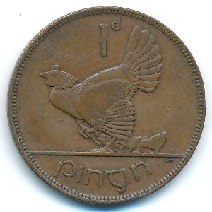 Ireland, 1 penny, 1928