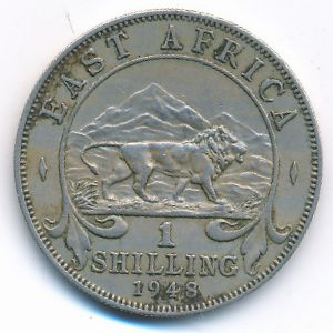 Восточная Африка, 1 шиллинг (1948 г.)